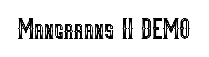Mangarans II DEMO Font