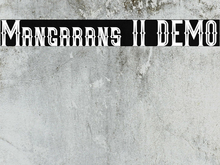 Mangarans II DEMO Fonte examples