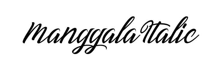 Manggala Italic  Fuentes Gratis Descargar