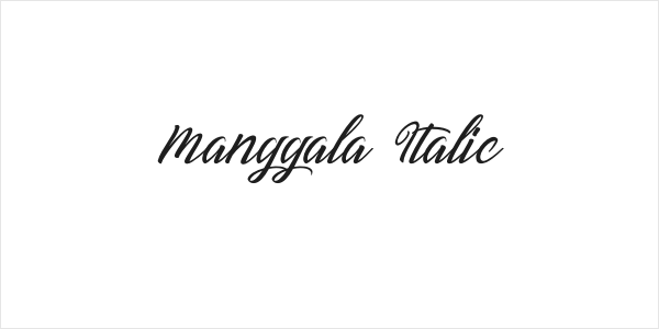 Manggala Italic Logo