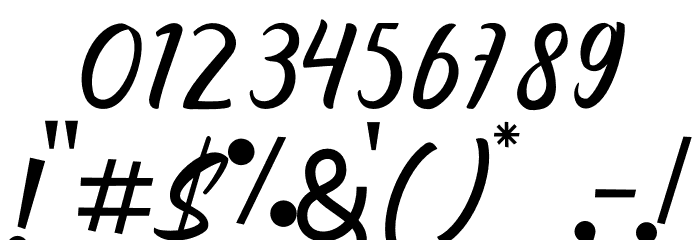Manggala フォント その他の文字