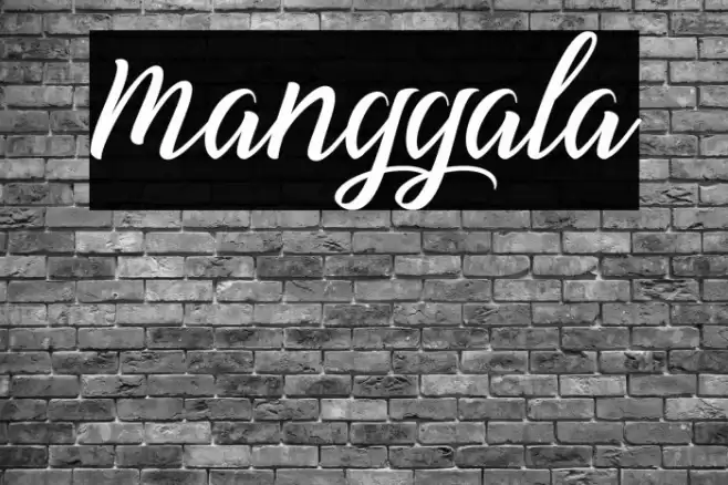 Manggala Font examples