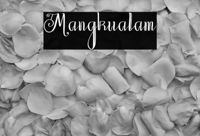 Mangkualam Font examples