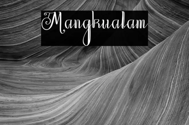 Mangkualam Font examples
