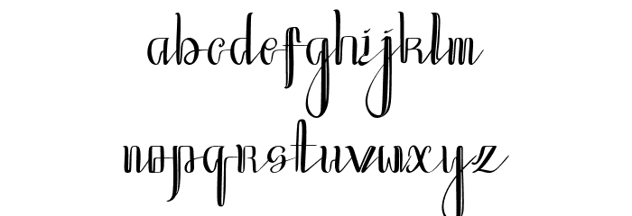 Mangkualam Font LOWERCASE