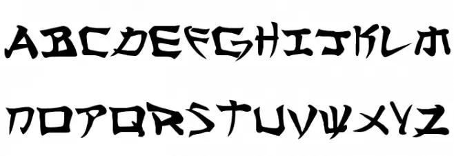 Manglo Шрифта ВЕРХНИЙ
