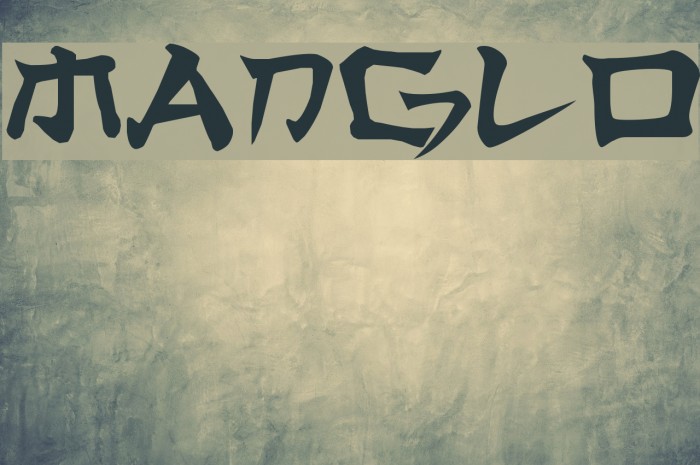 Manglo फ़ॉन्ट examples