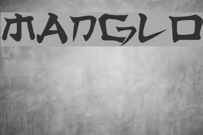 Manglo Font examples