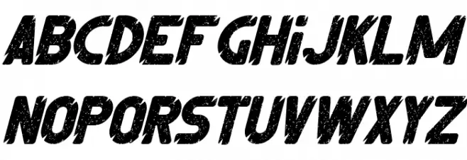 Mango Bite Demo Italic Polices MAJUSCULES