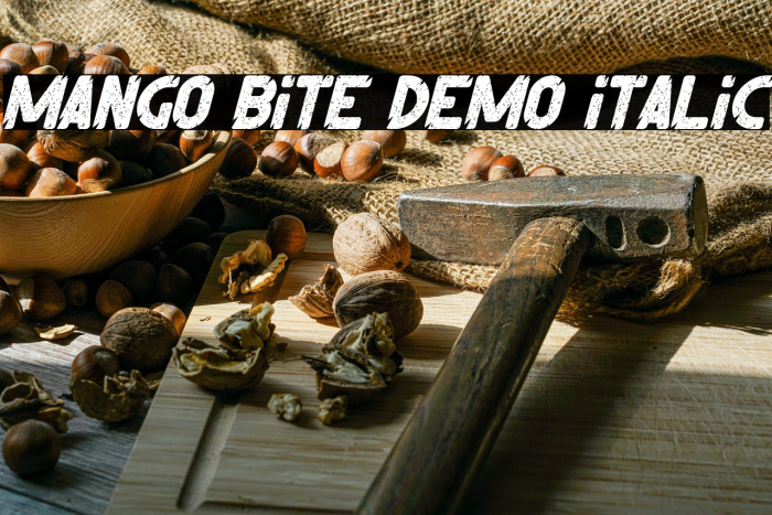 Mango Bite Demo Italic Example 1