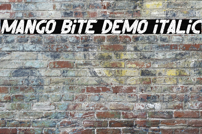 Mango Bite Demo Italic Example 3