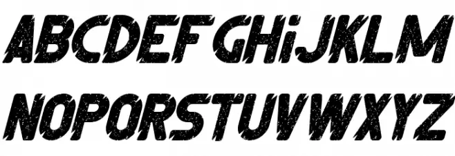 Mango Bite Demo Italic Schriftart Kleinbuchstaben