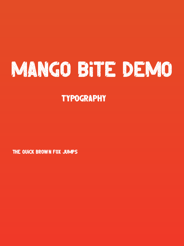 Mango Bite Demo Poster
