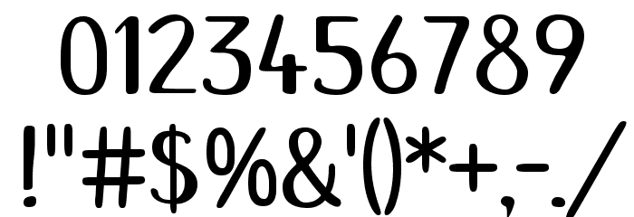 Mango Chutney Regular Font OTHER CHARS