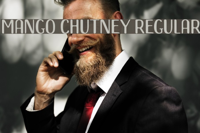 Mango Chutney Regular Font examples
