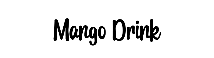 Mango Drink  नि: शुल्क फ़ॉन्ट्स डाउनलोड