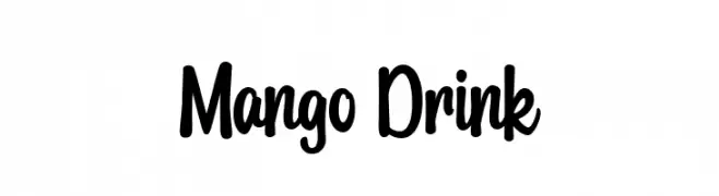Mango Drink  नि: शुल्क फ़ॉन्ट्स डाउनलोड
