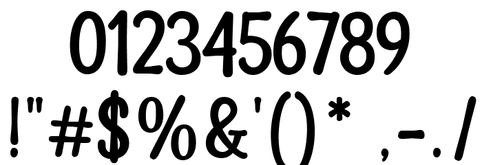 Mango Drink Font OTHER CHARS