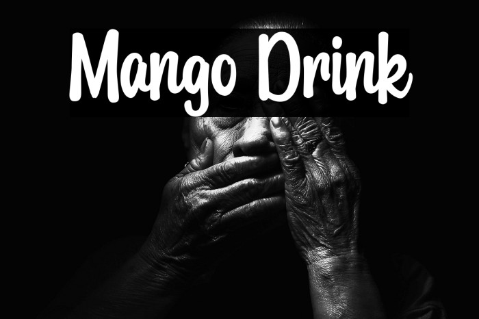 Mango Drink Example 1