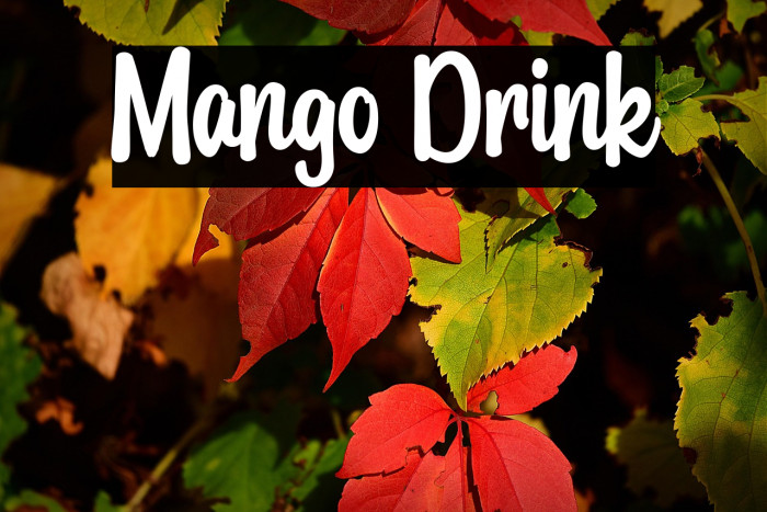 Mango Drink Example 2