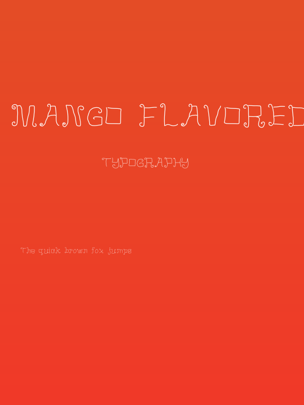 Mango Flavored Jello Poster