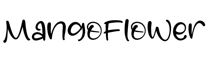 Mango Flower  Free Fonts Download