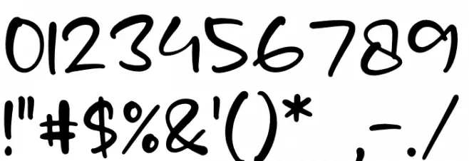 Mango Flower Font OTHER CHARS