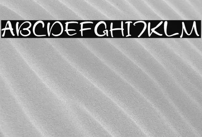 Mango Flower Font examples