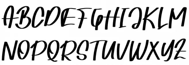 Mango Juice Schriftart Groß