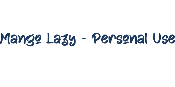 Mango Lazy - Personal Use Logo