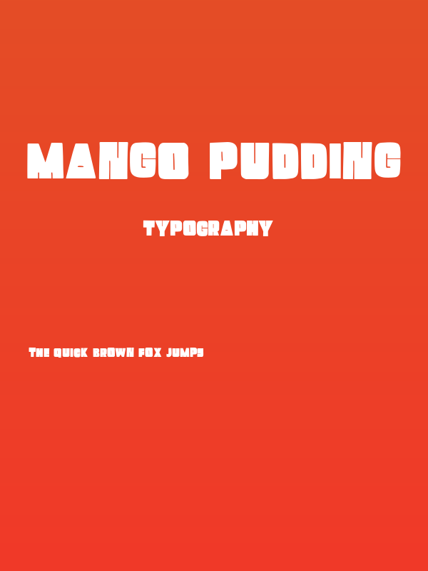 Mango Pudding Poster