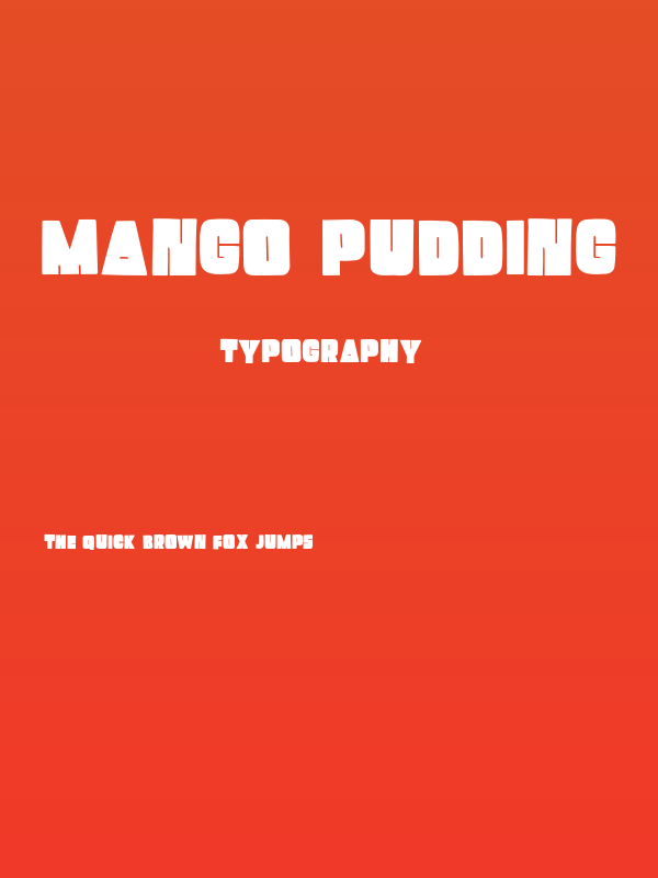 Mango Pudding Poster