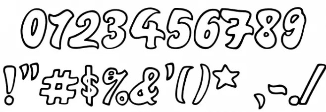 Mango-Regular Font OTHER CHARS