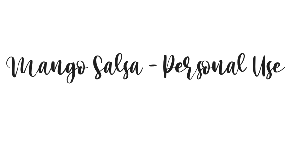 Mango Salsa - Personal Use Logo
