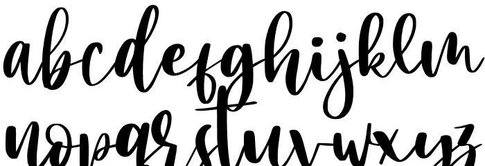 Mango Salsa - Personal Use Font LOWERCASE