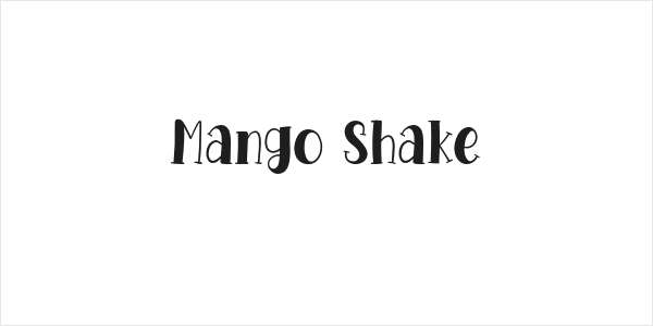 Mango Shake Logo