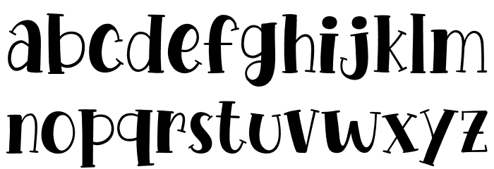 Mango Shake Font LOWERCASE