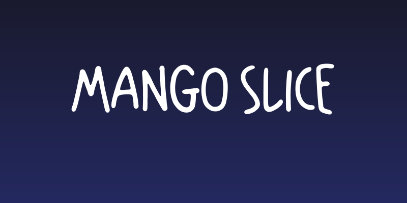 Mango Slice Social Header