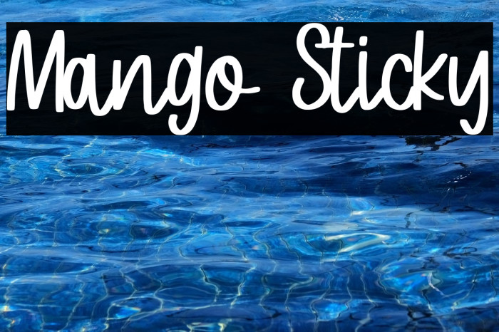 Mango Sticky Example 1
