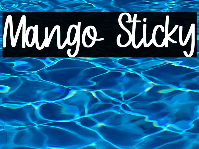 Mango Sticky Example 3