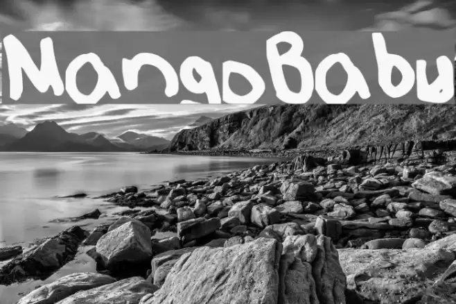 MangoBaby Font examples