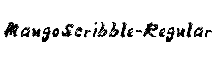 MangoScribble-Regular  لخطوط تنزيل
