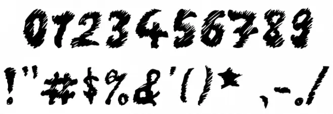 MangoScribble-Regular Font OTHER CHARS