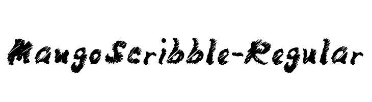 MangoScribble-Regular  font caratteri gratis