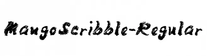 MangoScribble-Regular  नि: शुल्क फ़ॉन्ट्स डाउनलोड