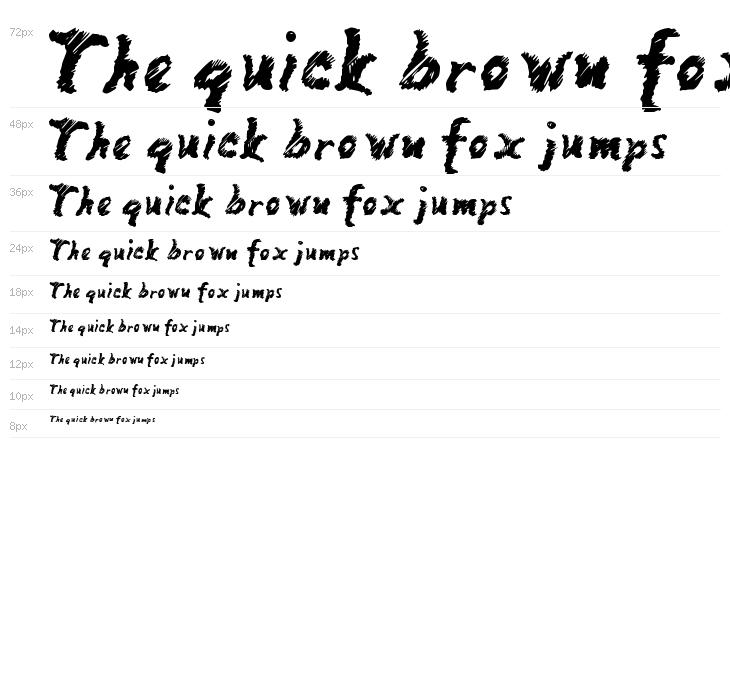 MangoScribble-Regular Waterfall