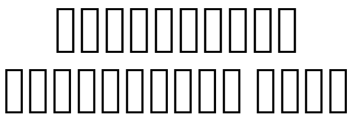 MangoSign Font OTHER CHARS