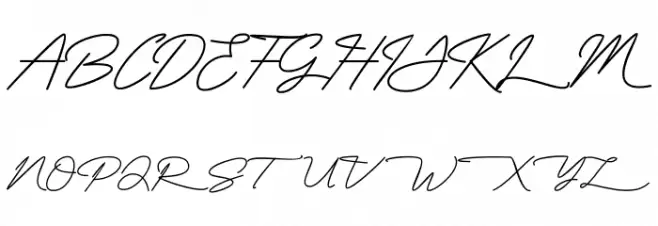 MangoSign Caratteri MAIUSCOLE
