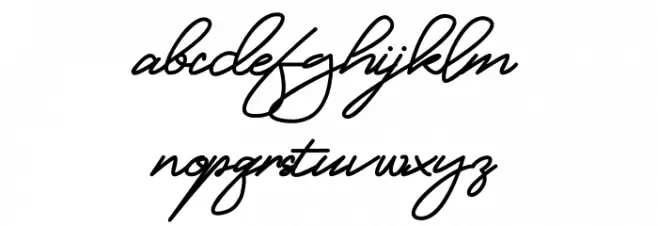 MangoSign خط أحرف صغيرة