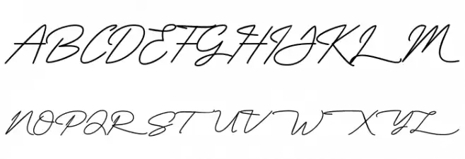 MangoSign Schriftart Groß